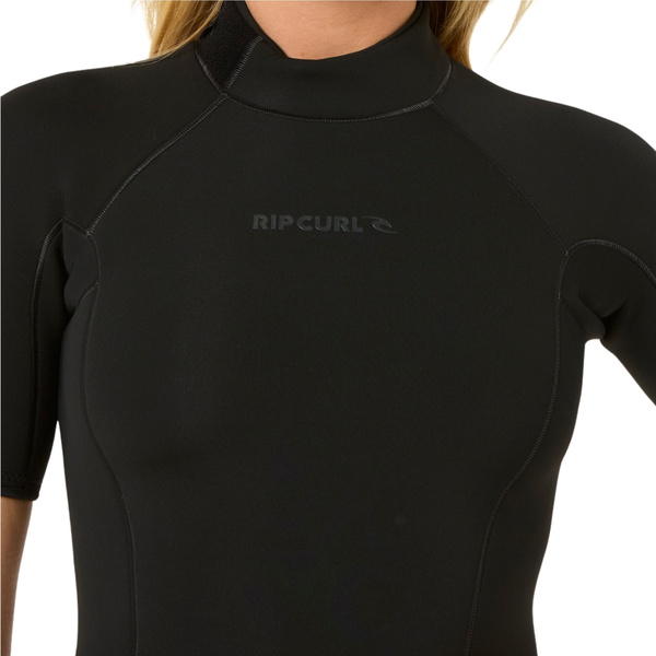2026 Rip Curl Womens Dawn Patrol 2mm Back Zip Shorty 143WSP - Black